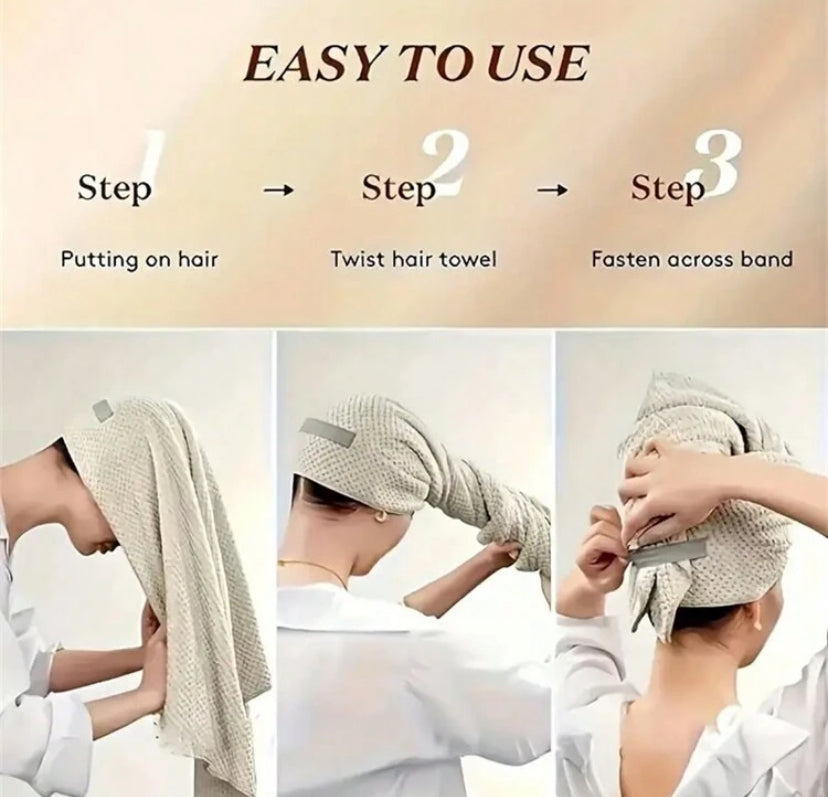 Microfibre Hair Towel